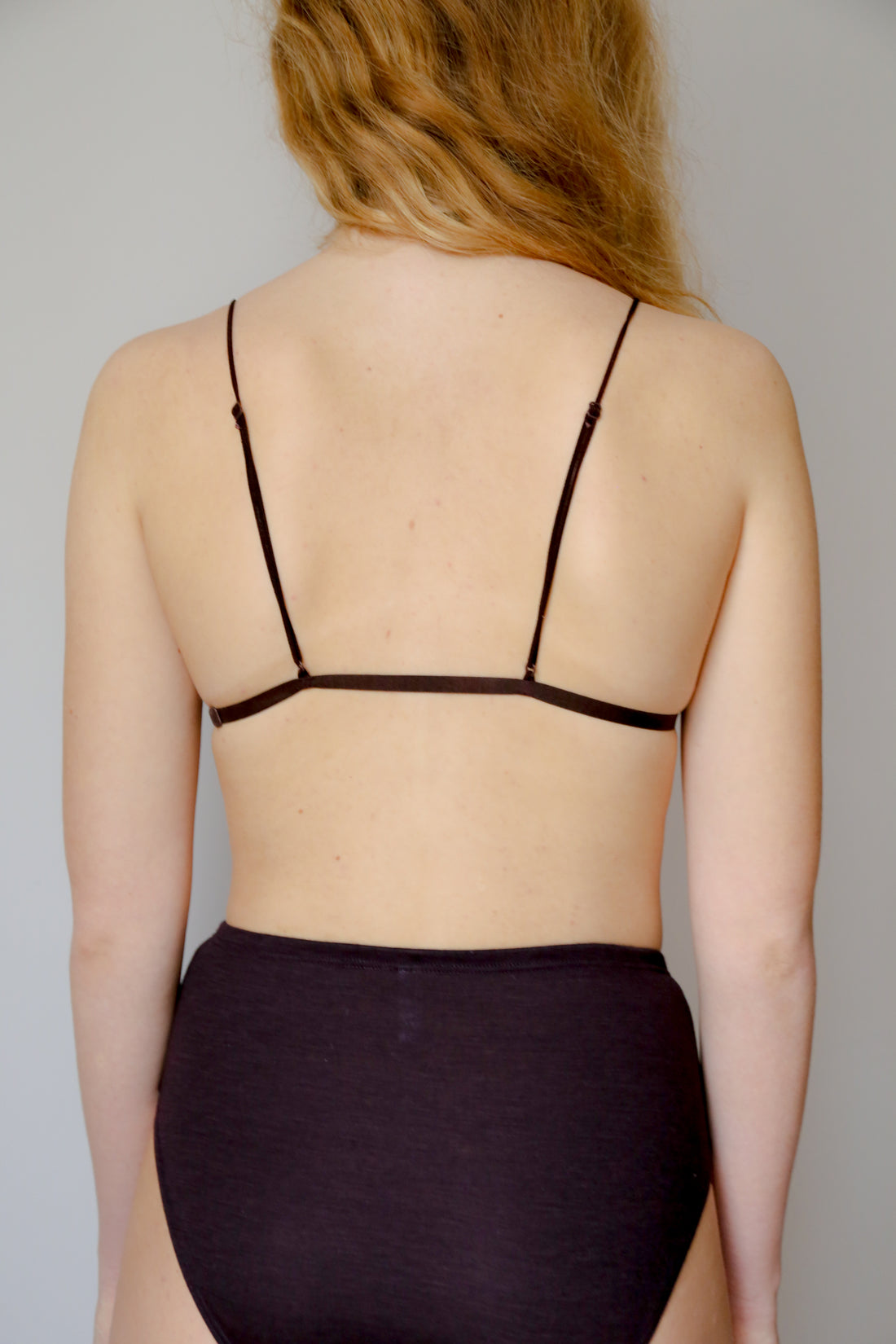 Wool triangle Bra