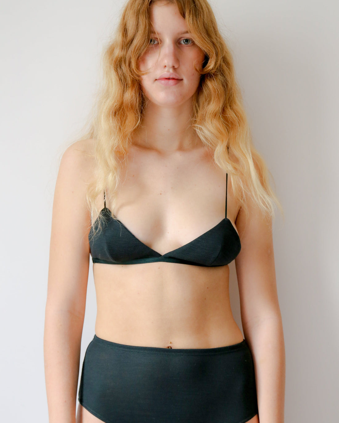 Wool triangle Bra