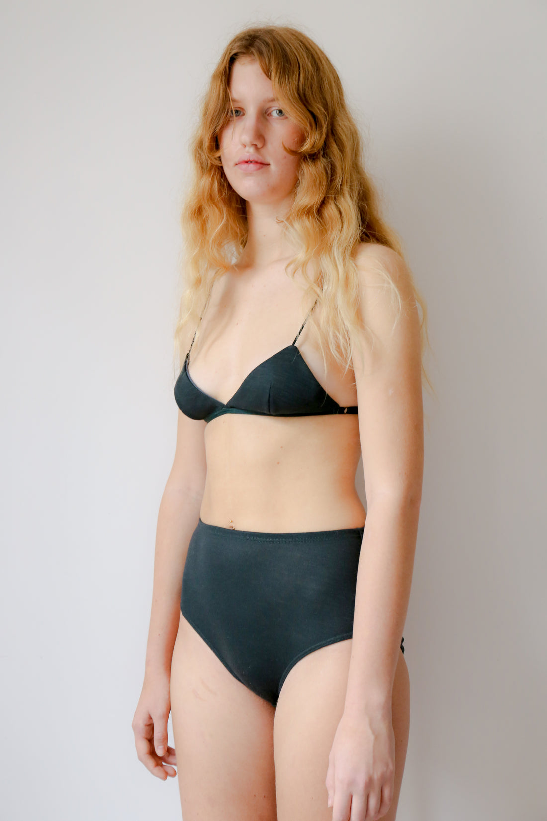 Wool triangle Bra