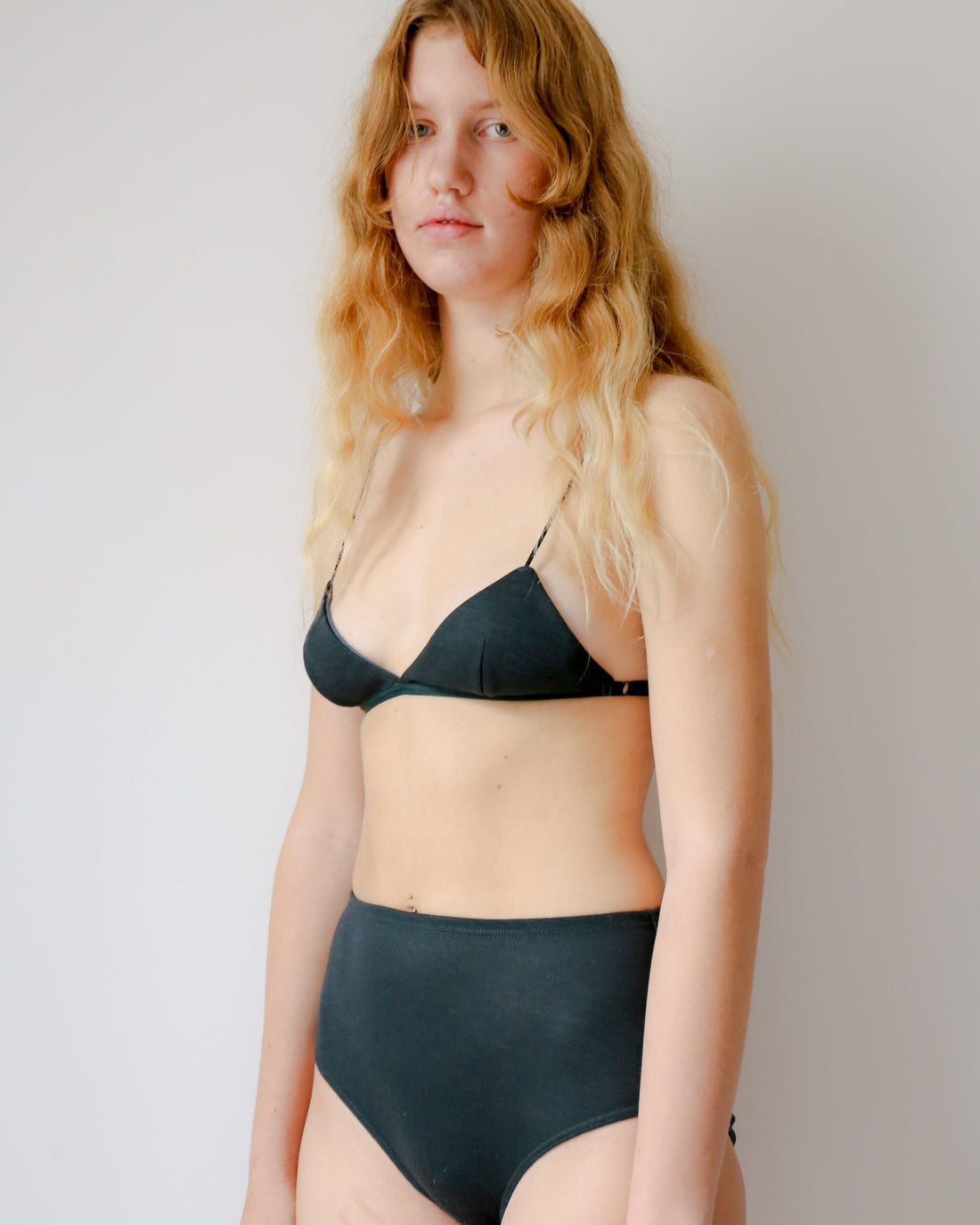 Wool triangle Bra