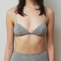 Wool triangle Bra