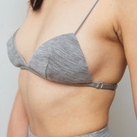 Wool triangle Bra