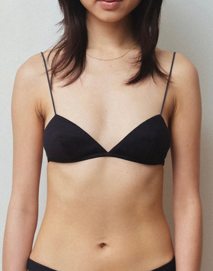 Wool triangle Bra