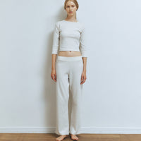 FlowerMesh Cotton 3/4 Sleeve Tshirts