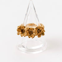 3 Flower Flower ring