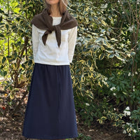 【NEW】Cotton Long Skirt