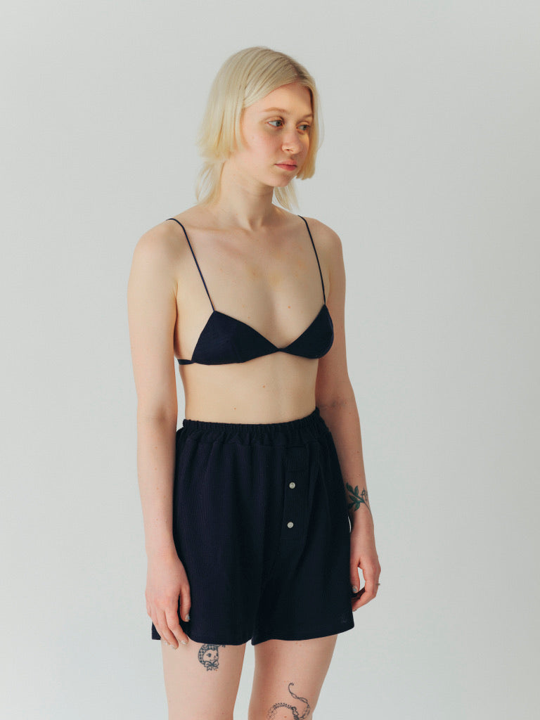 Wool triangle Bra