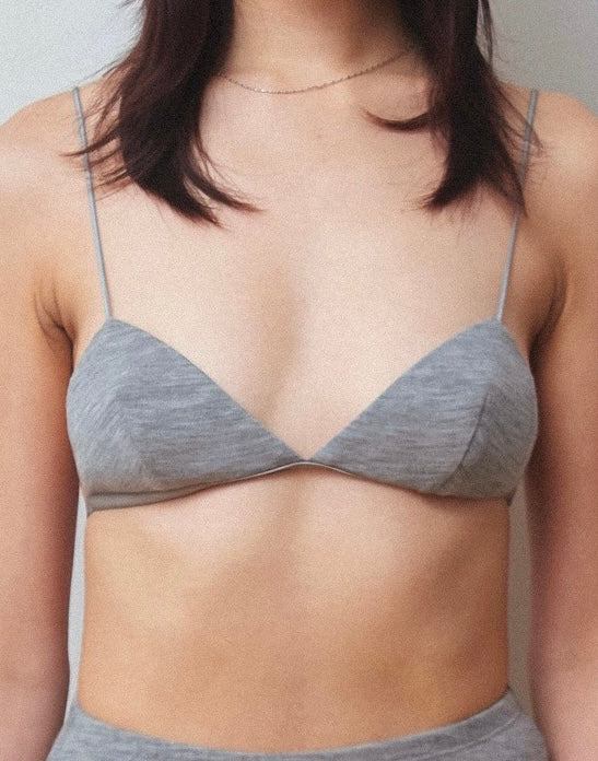 Wool triangle Bra