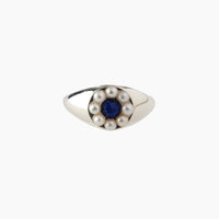 【NEW】Stone×Pearl Flower Ring