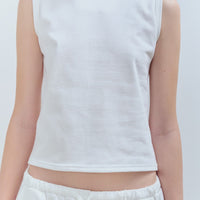 【NEW】Cotton Boat Neck Tanktop