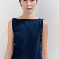 【NEW】Cotton Boat Neck Tanktop