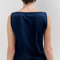 【NEW】Cotton Boat Neck Tanktop