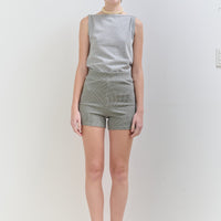 【NEW】Cotton Boat Neck Tanktop