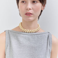 【NEW】Cotton Boat Neck Tanktop