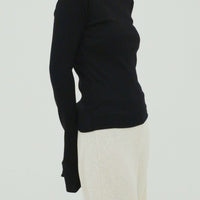 Merino Wool 100% Sheer Long Sleeve Tops