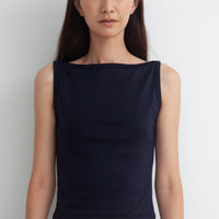 【NEW】Boat Neck Tanktop