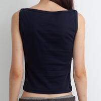 【NEW】Boat Neck Tanktop