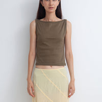 【NEW】Boat Neck Tanktop