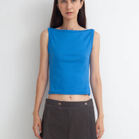 【NEW】Boat Neck Tanktop
