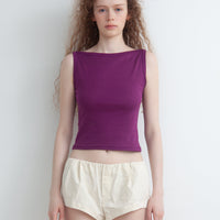 【NEW】Boat Neck Tanktop