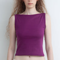 【NEW】Boat Neck Tanktop