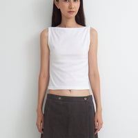【NEW】Boat Neck Tanktop