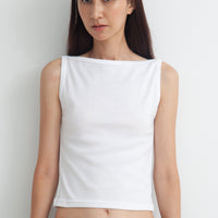 【NEW】Boat Neck Tanktop