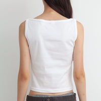 【NEW】Boat Neck Tanktop