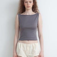 【NEW】Boat Neck Tanktop