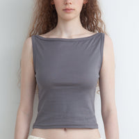 【NEW】Boat Neck Tanktop