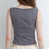 【NEW】Boat Neck Tanktop