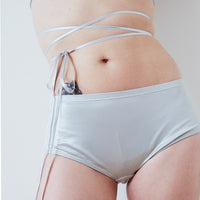 "D"Logo Satin Boxer Shorts