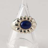 【NEW】Flower Stone Ring(Lapis lazuli)
