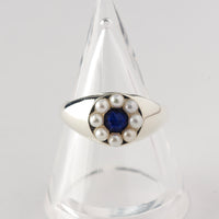 【NEW】Stone×Pearl Flower Ring