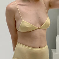Wool triangle Bra