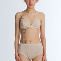 Wool high-waist Shorts