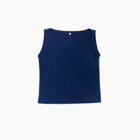 【NEW】Cotton Boat Neck Tanktop