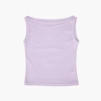 【NEW】Boat Neck Tanktop