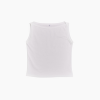 【NEW】Cotton Boat Neck Tanktop