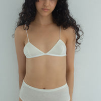 Wool triangle Bra