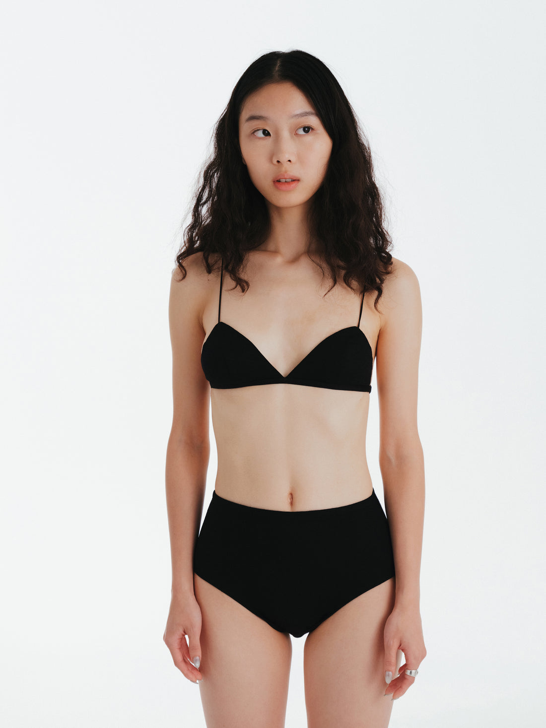 Wool triangle Bra