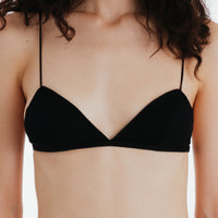 Wool triangle Bra