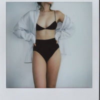 Wool high-waist Shorts