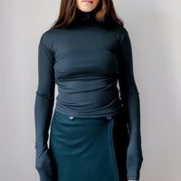 【NEW】Merino Wool 100% Sheer Turtle Neck