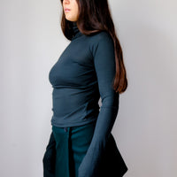 【NEW】Merino Wool 100% Sheer Turtle Neck