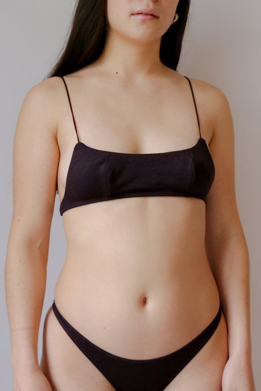 Wool oblong Bra