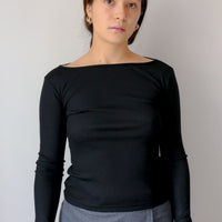 【NEW】Merino Wool 100% Sheer Long Sleeve Tops