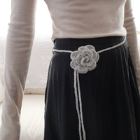 2way Knit Rose Choker