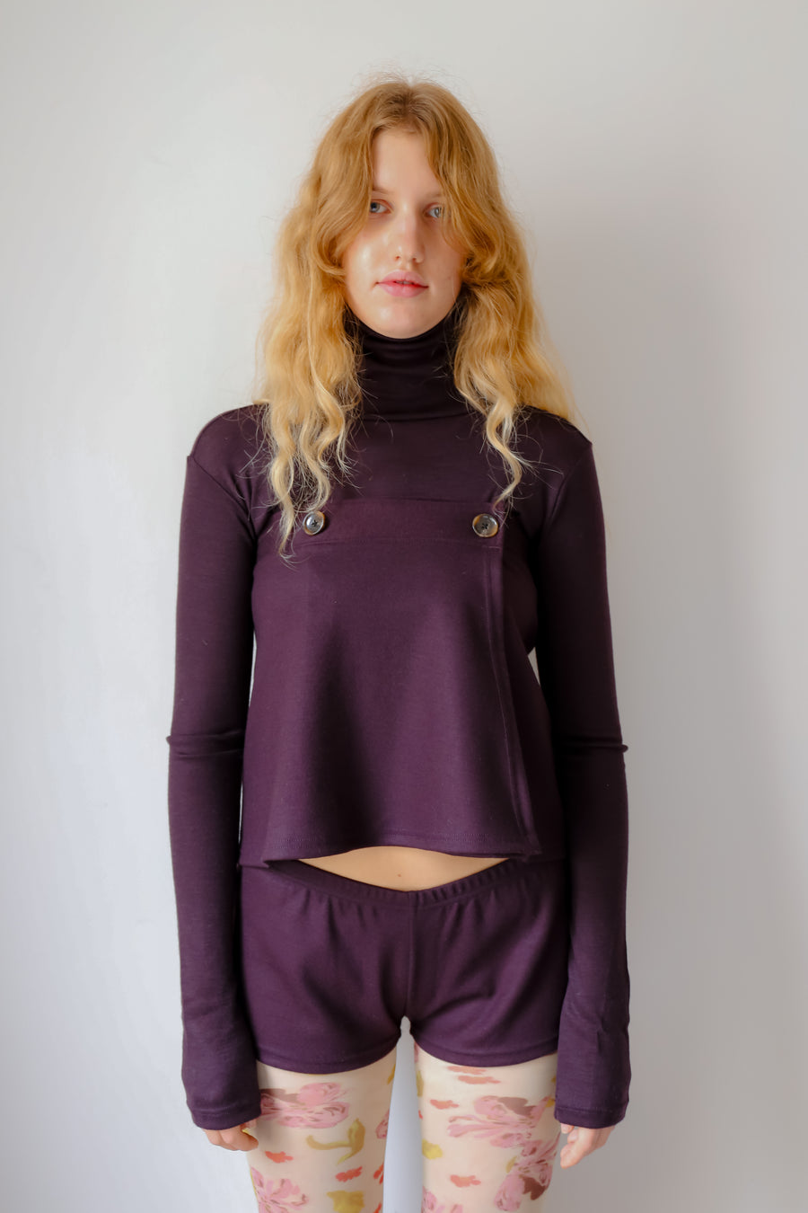 【NEW】Merino Wool 100% Sheer Turtle Neck