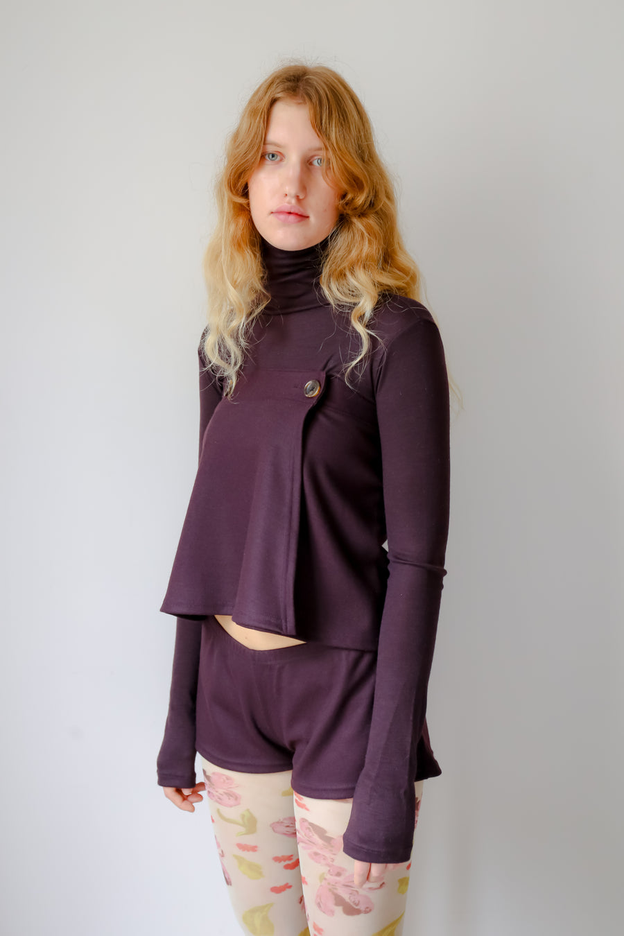 【NEW】Merino Wool 100% Sheer Turtle Neck